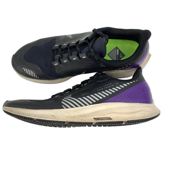 Nike Air Zoom Sz 9 Pegasus 36 Black Mens Marathon Running Shoes AQ8005-002 2157 main image 9